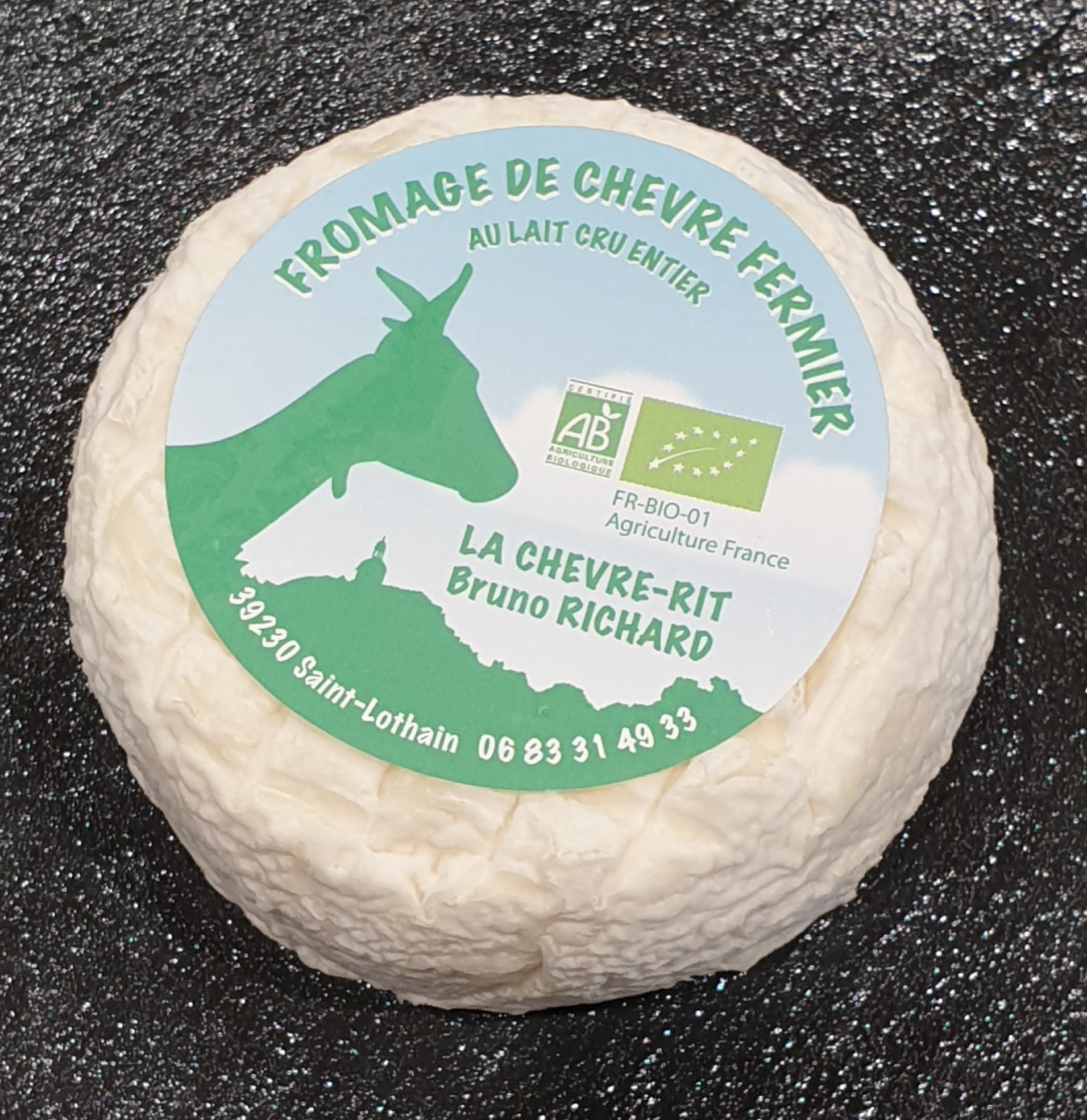 Fromage de chèvre Bio frais -fabriqué dans le Jura